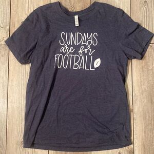 Brand New Women’s Bella Canvas Large Sunday Football Shirt
